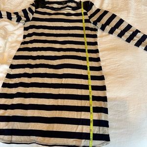 Ella Moss shirt dress with vegan leather shoulders.